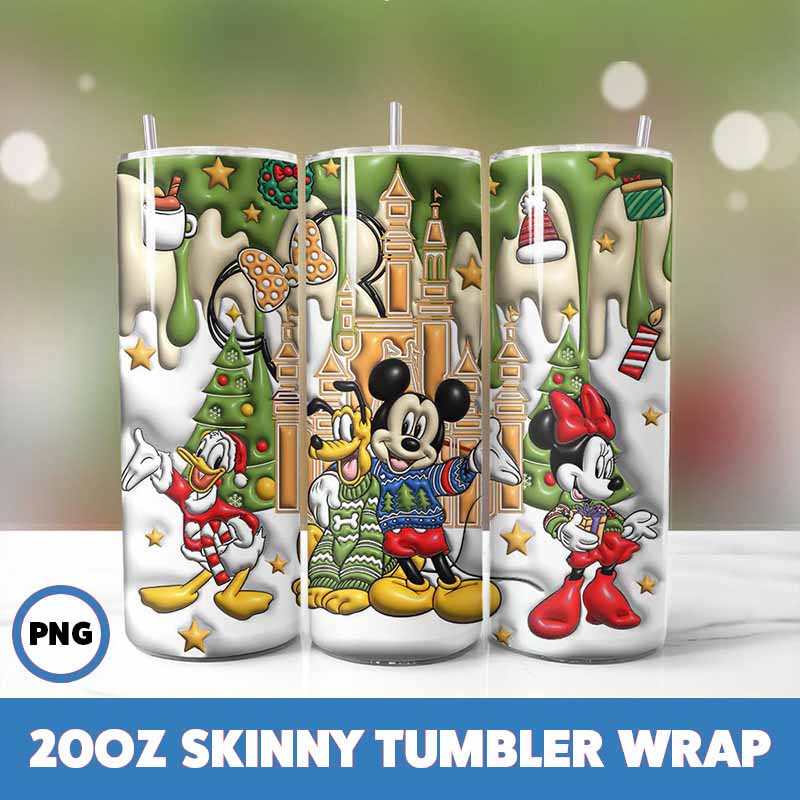 Cartoons Christmas Tumbler
  Wrap