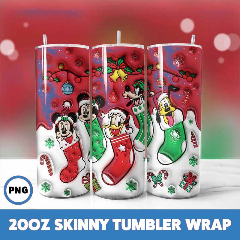 Cartoons Christmas Tumbler
  Wrap