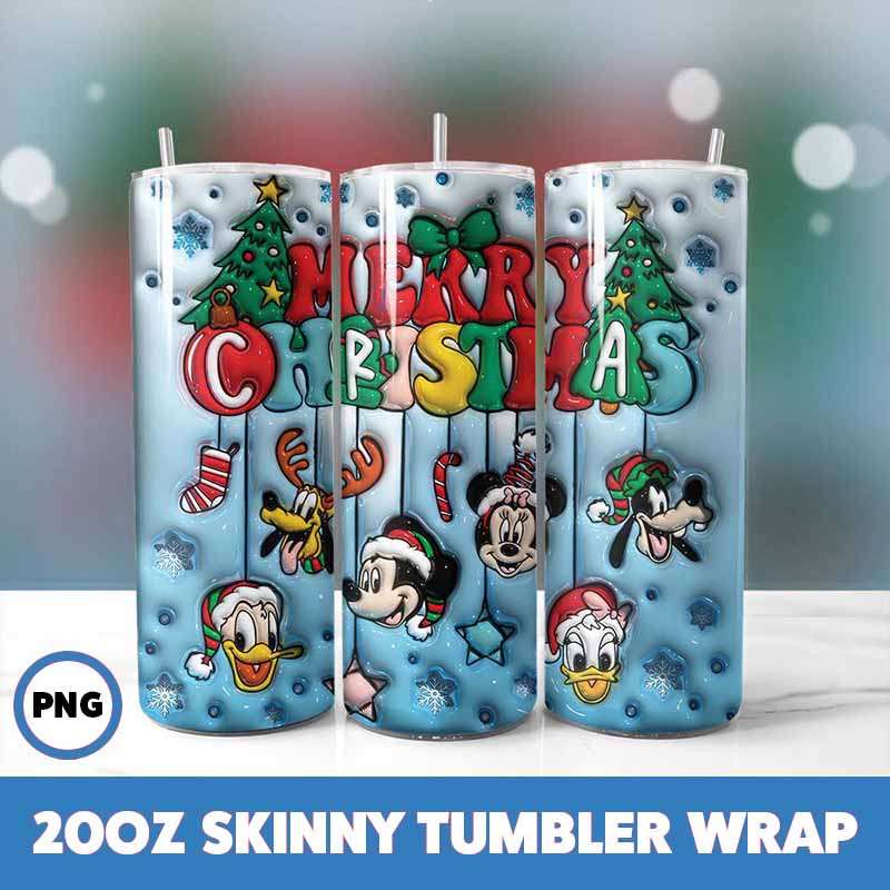 Cartoons Christmas Tumbler
  Wrap