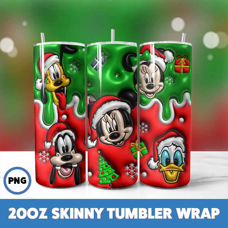 Cartoons Christmas Tumbler
  Wrap