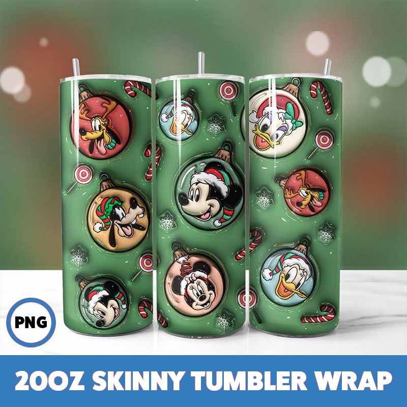 Cartoons Christmas Tumbler
  Wrap