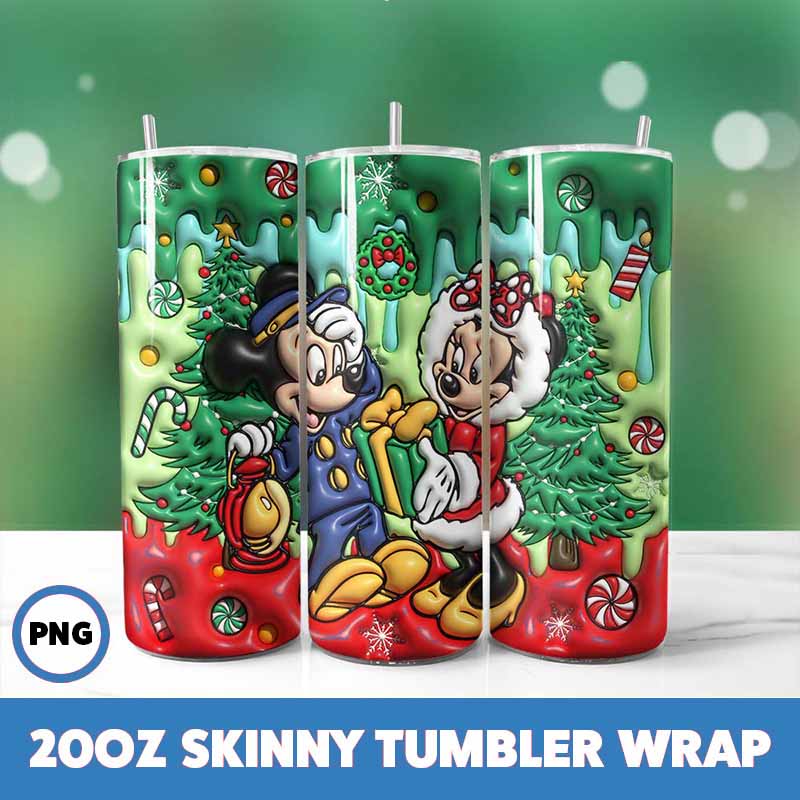 Cartoons Christmas Tumbler
  Wrap