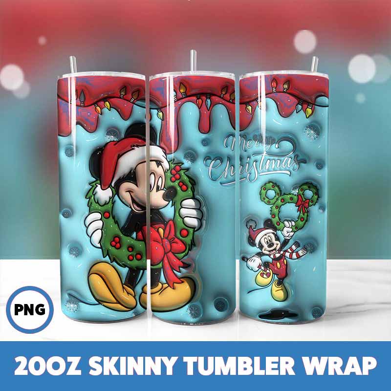 Cartoons Christmas Tumbler
  Wrap