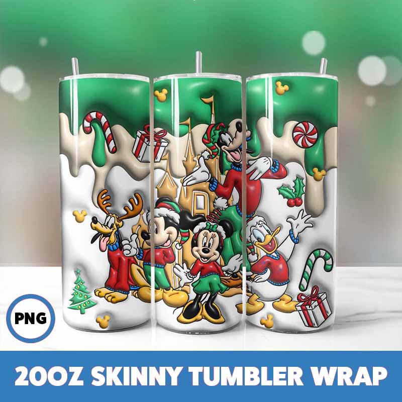 Cartoons Christmas Tumbler
  Wrap