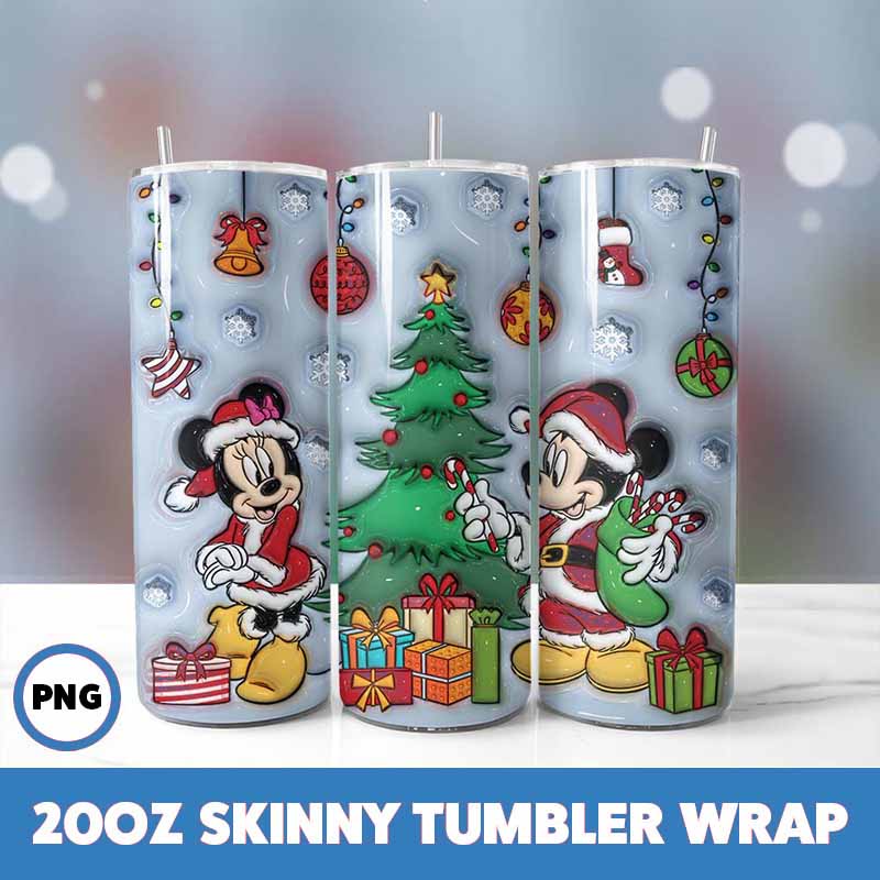 Cartoons Christmas Tumbler
  Wrap