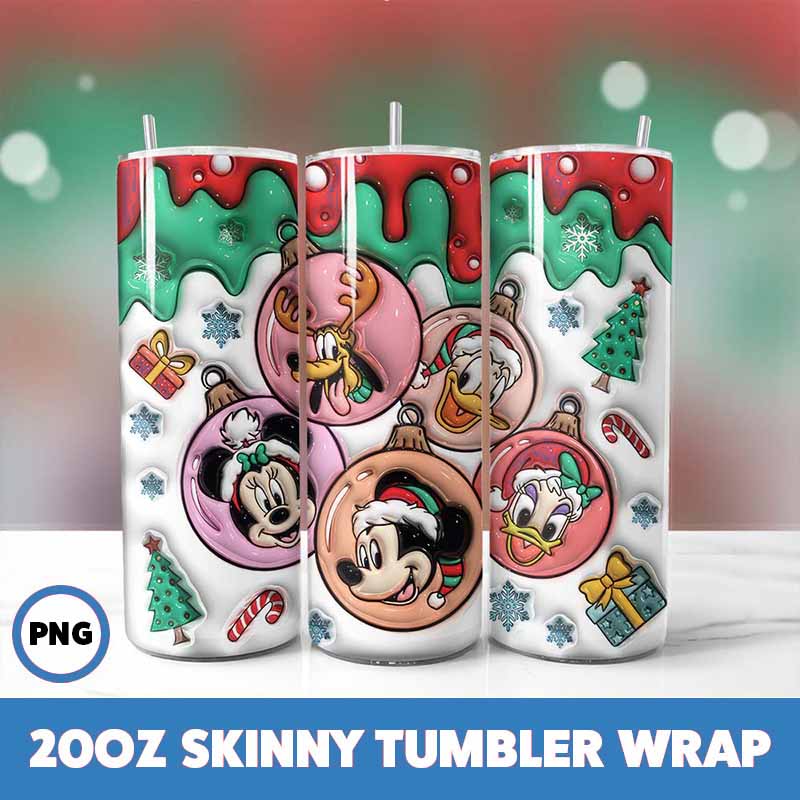 Cartoons Christmas Tumbler
  Wrap