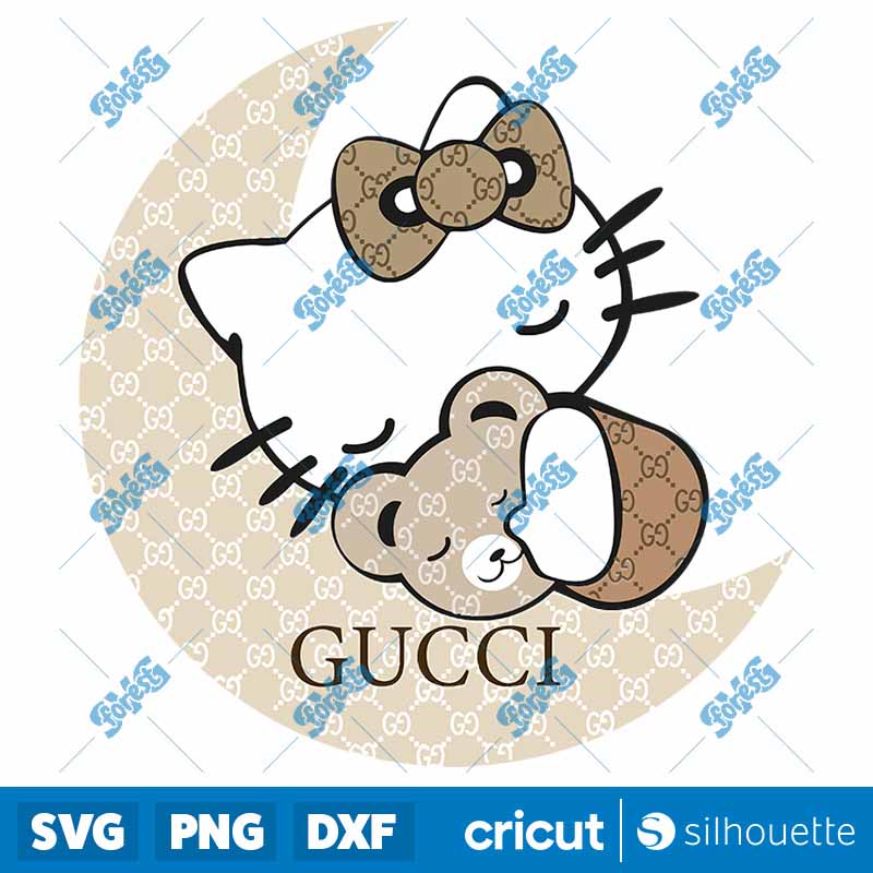 Cat Gucci Logo SVG