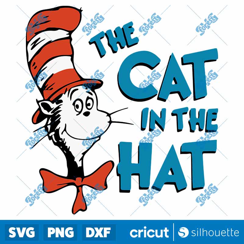 Cat In The Hat Dr Seuss SVG