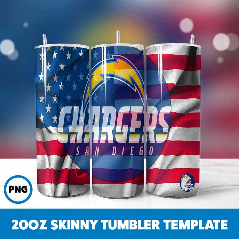 Chargers Tumbler Wrap