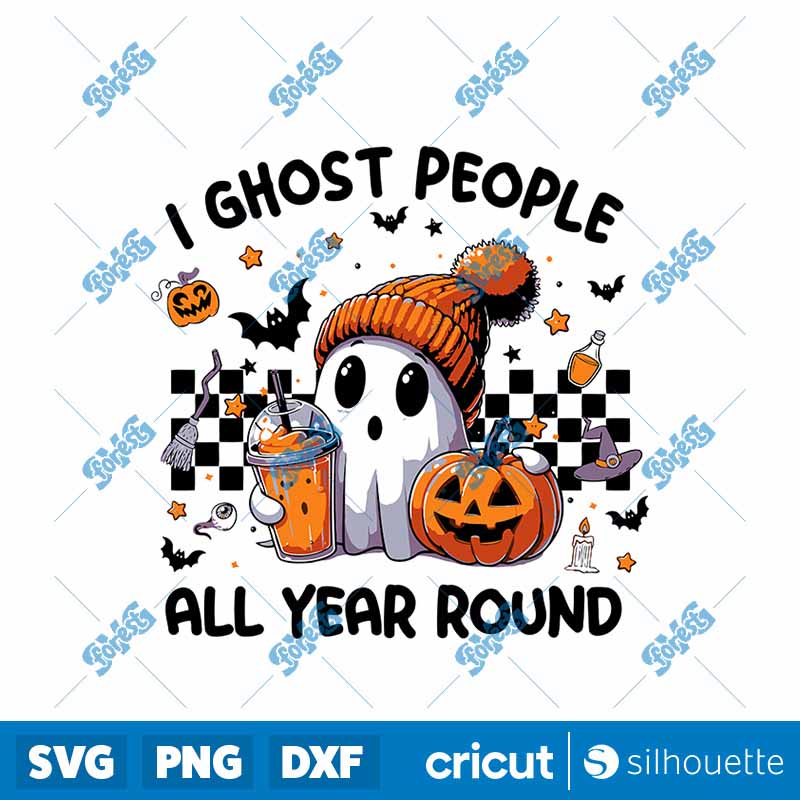 Checkered I Got People All
  Year Round SVG