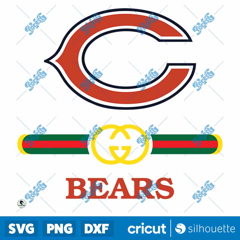 Chicago Bears Gucci Fashion
  PNG