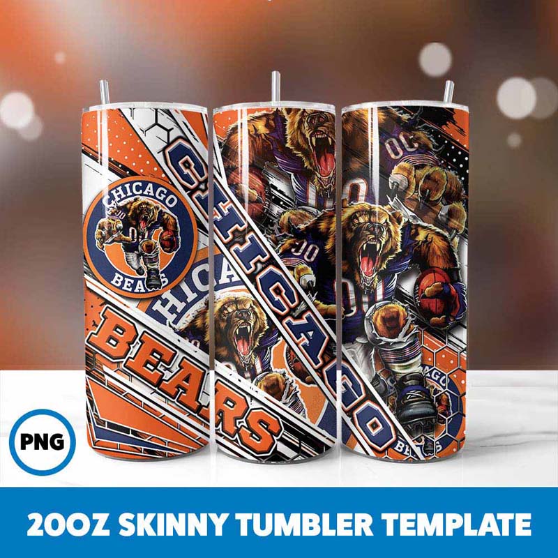 Chicago Bears Mascot Tumbler
  Wrap