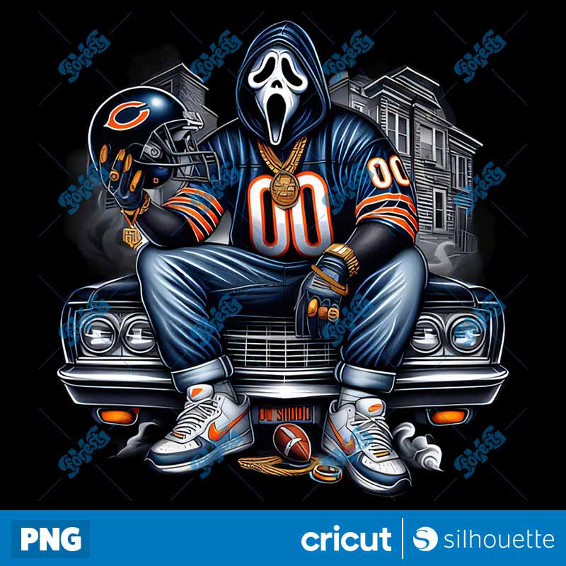 Chicago Bears Movie Ghost Car
  NFL PNG