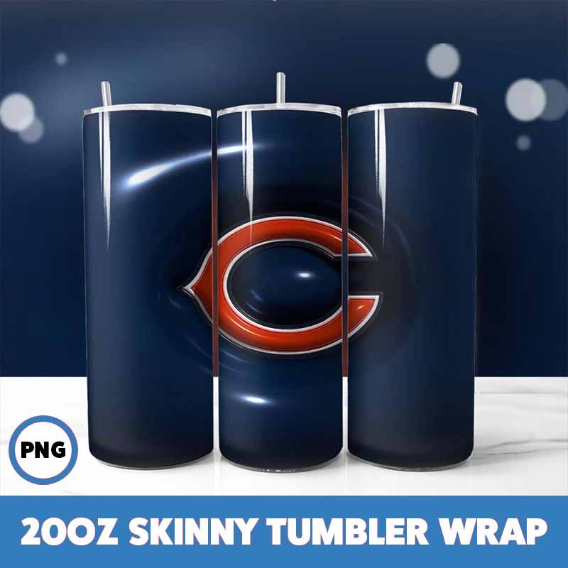 Chicago Bears NFL Tumbler Wrap