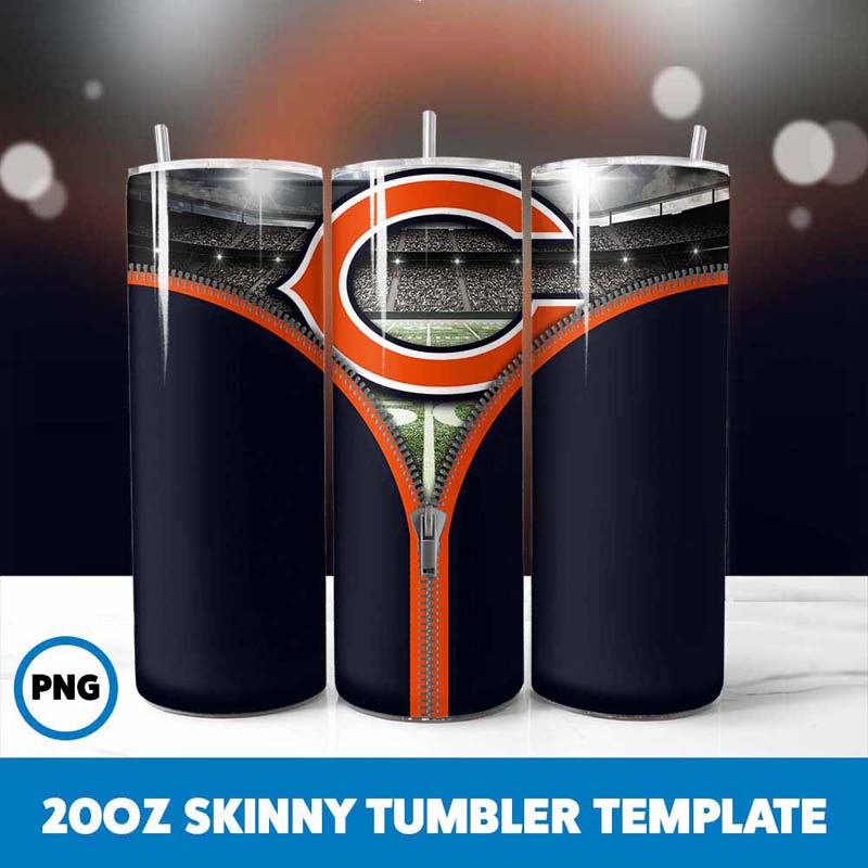 Chicago Bears Zipper Tumbler
  Wrap