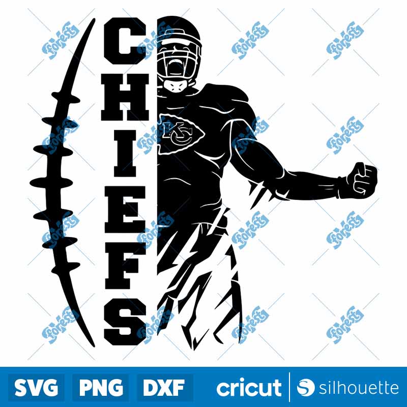 Chiefs Football Player SVG