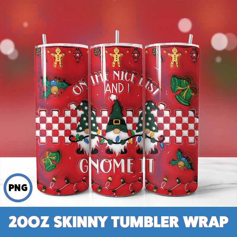 Christmas Tumbler Wrap