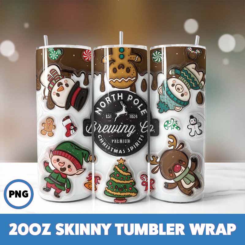 Christmas Tumbler Wrap