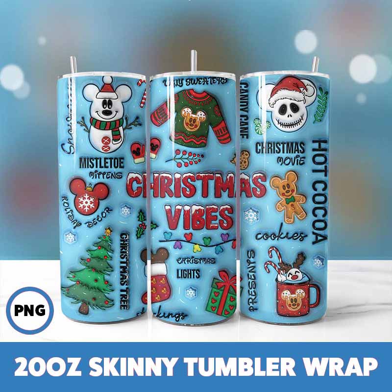 Christmas Tumbler Wrap