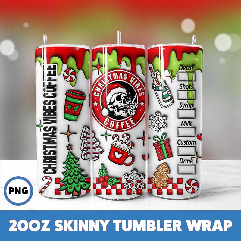 Christmas Tumbler Wrap