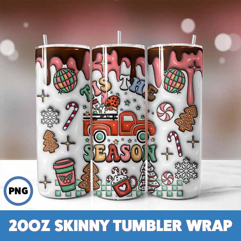 Christmas Tumbler Wrap