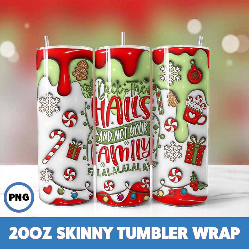 Christmas Tumbler Wrap