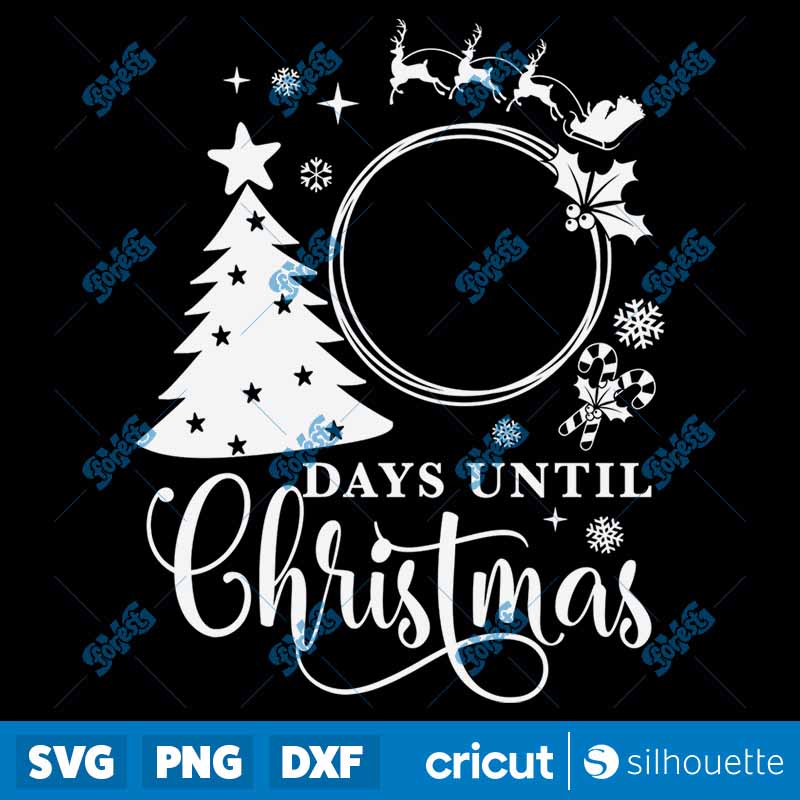 Christmas Countdown SVG