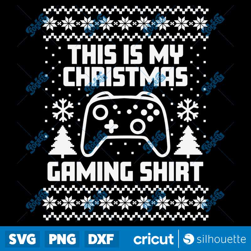 Christmas Gaming Shirt SVG