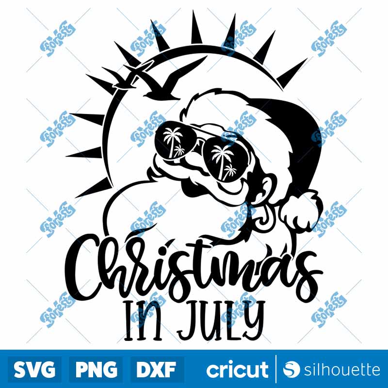 Christmas in July SVG