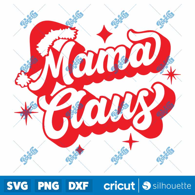 Christmas Mama Claus SVG