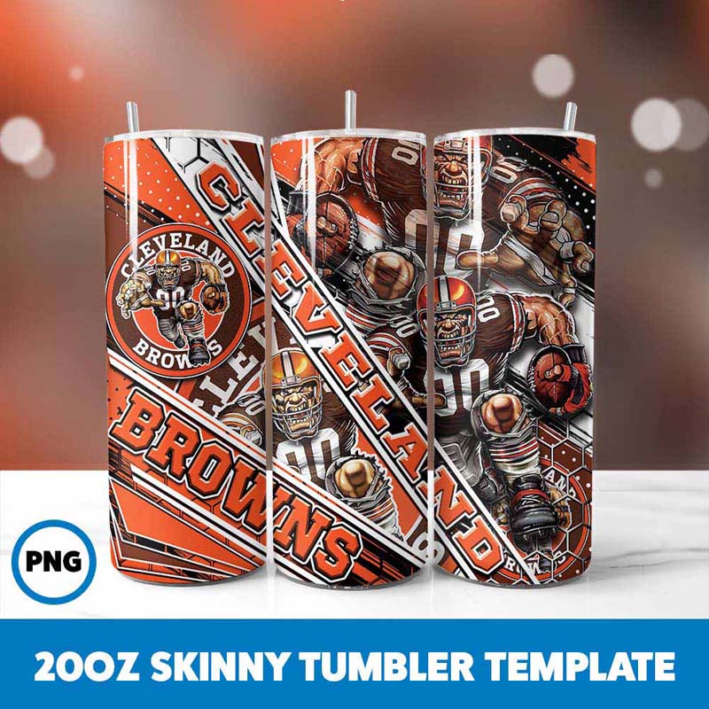 Cleveland Browns Mascot
  Tumbler Wrap