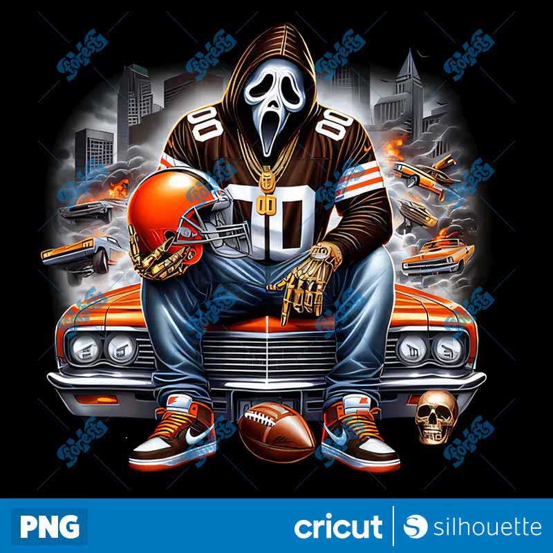 Cleveland Browns Movie Ghost
  Car NFL PNG