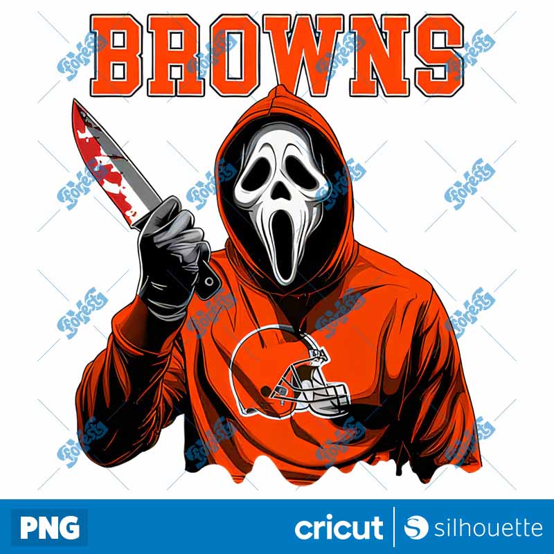 Cleveland Browns Movie
  Ghostface NFL PNG