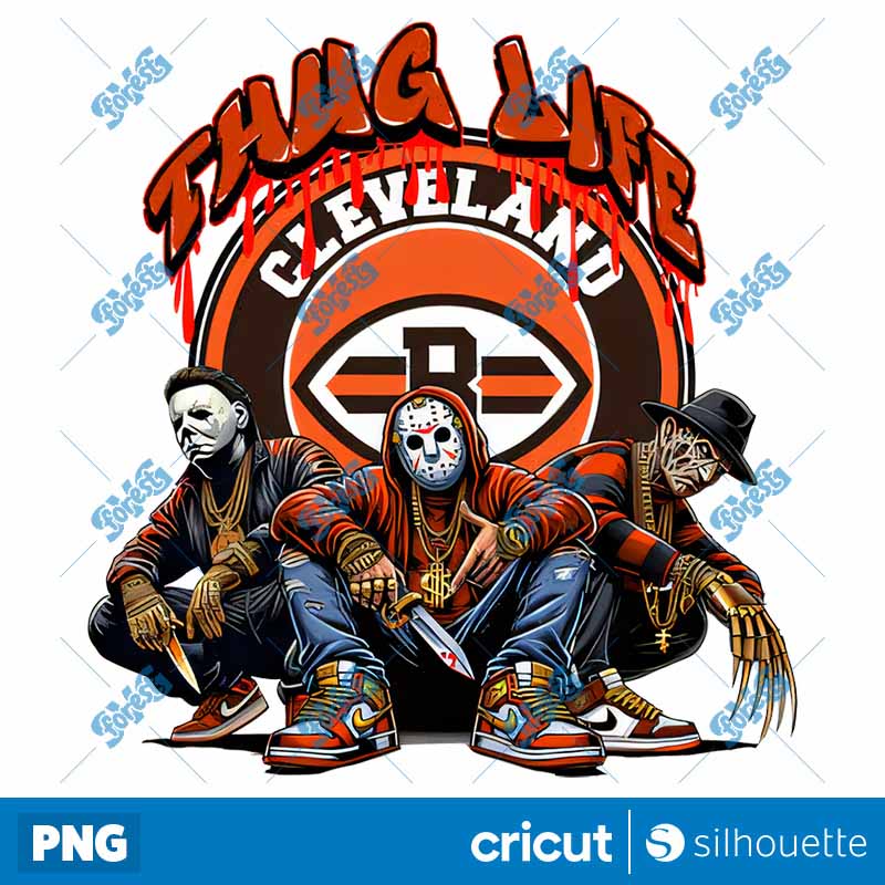 Cleveland Browns Thug Life
  Horror NFL Football PNG