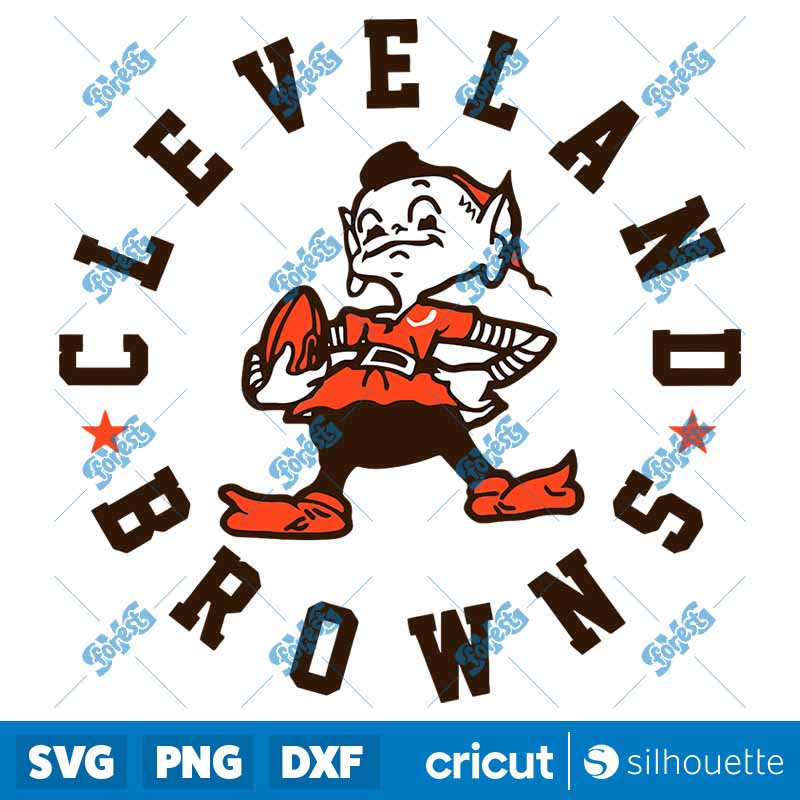 Cleveland Elf Browns Football
  SVG