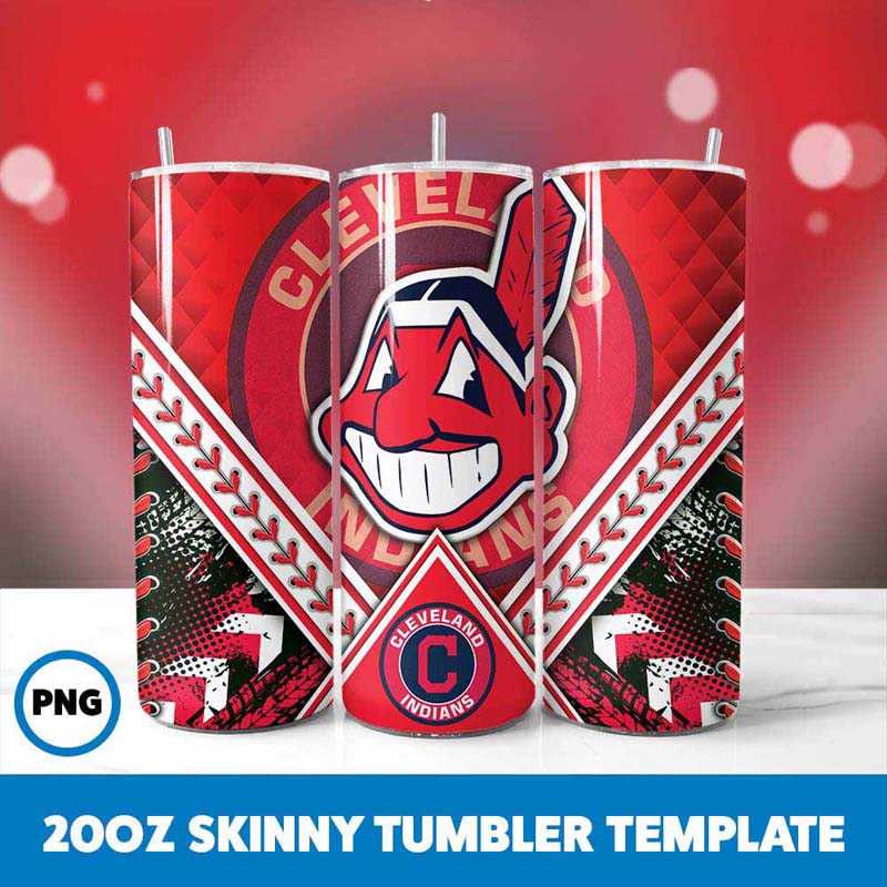 Cleveland Indians 20oz Tumbler
  Wrap