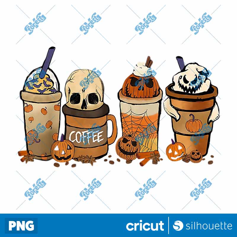 Coffee And Horror Movies Scary
Halloween Coffee Lover PNG