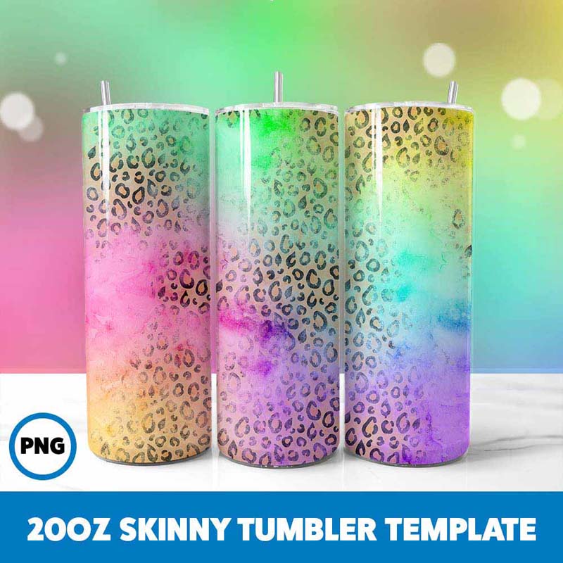 Color Full Leopard Mix Tumbler
  Wrap Tumbler Wrap