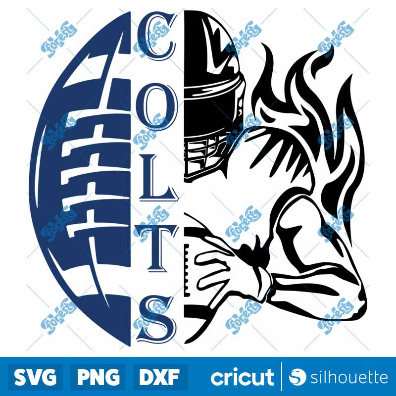 COLTS Half Football Half
  Player SVG