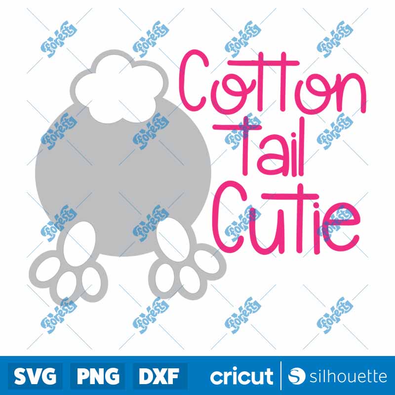 Cotton Tail Cutie SVG