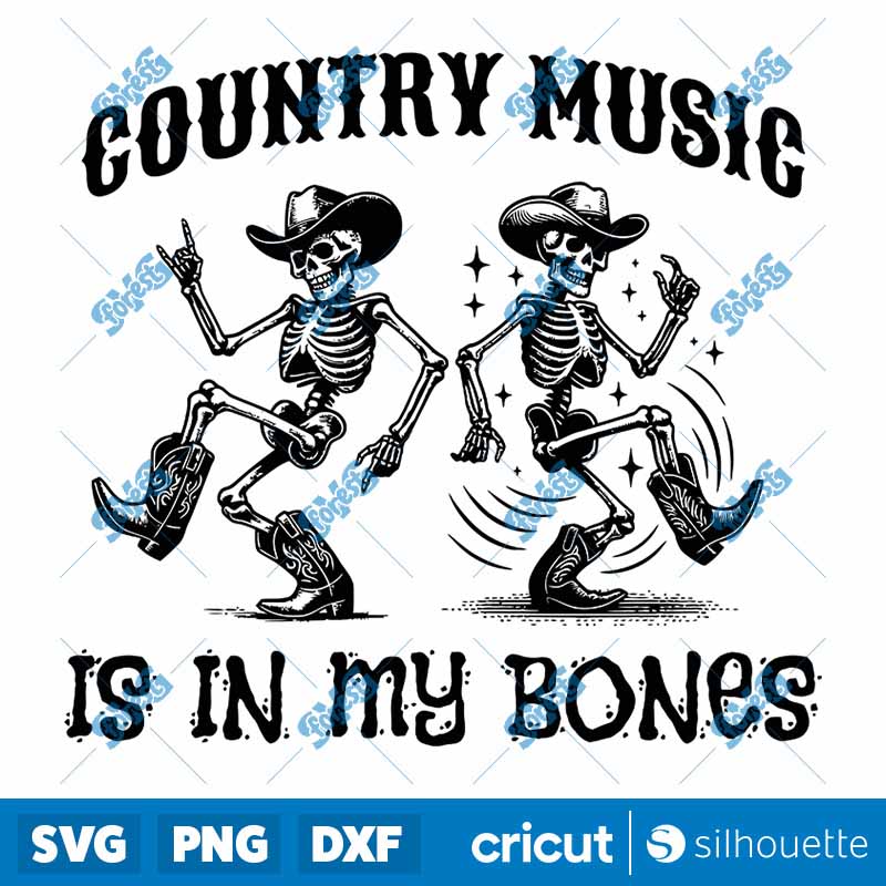 Country Music Is In My Bones
  SVG