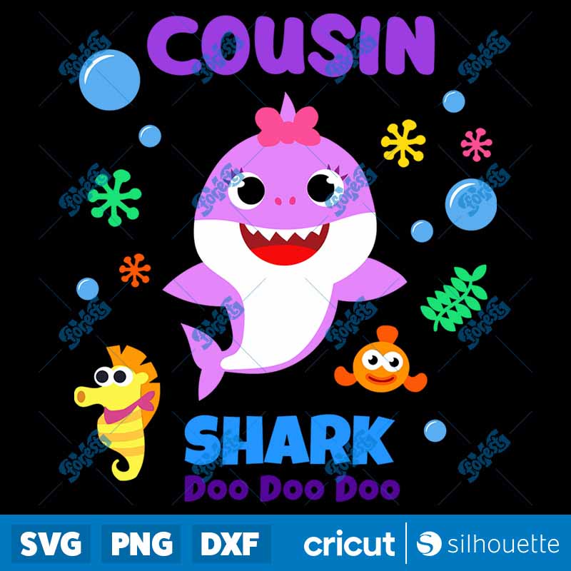 Cousin Shark SVG