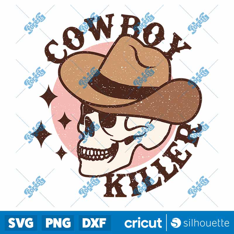 COWBOY KILLER Sublimation PNG