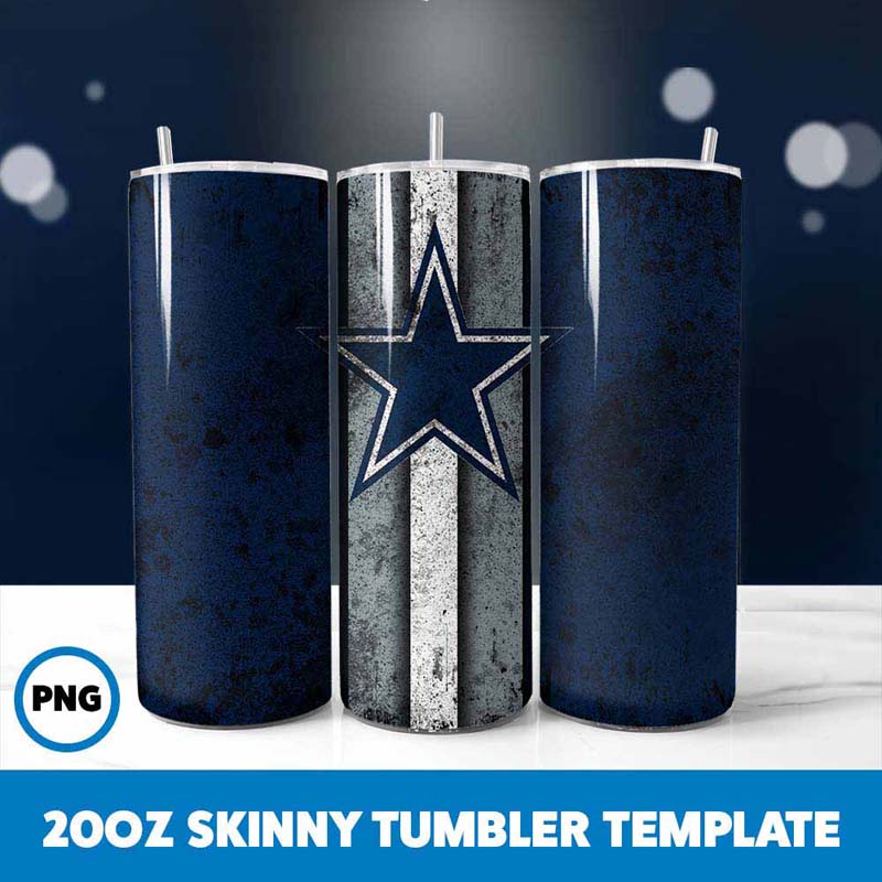 Cowboys Grunge Football
Tumbler Wrap