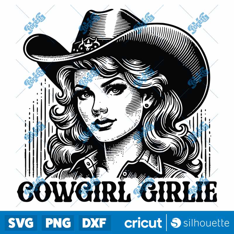 Cowgirl Girlie SVG