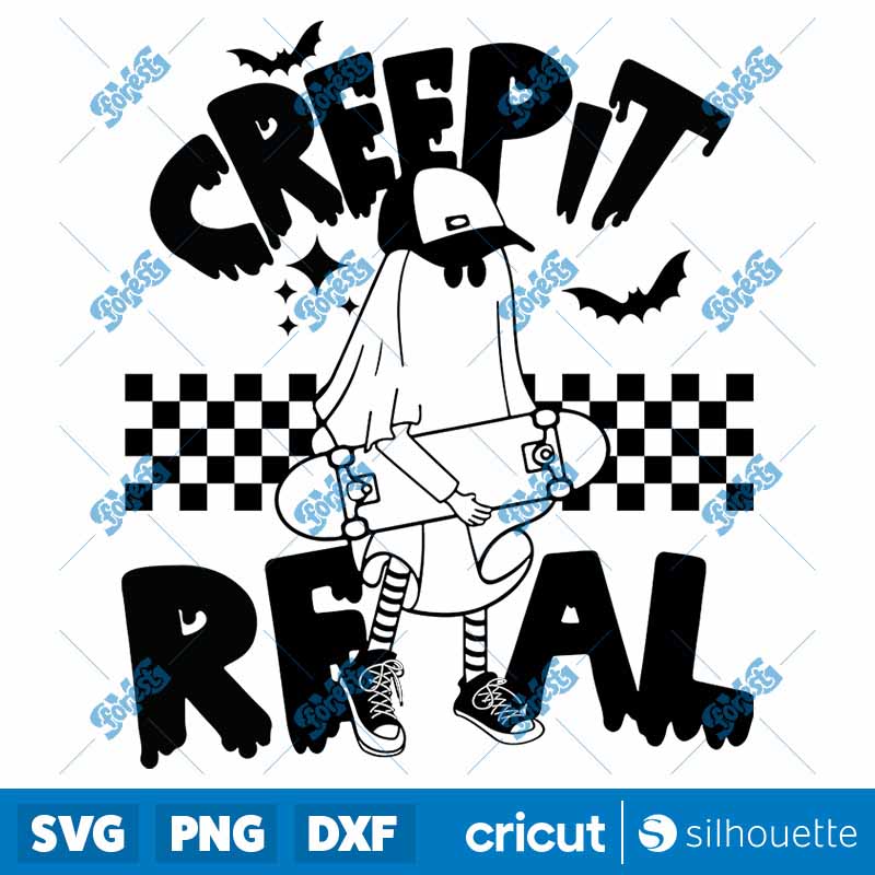 Creep it Real Ghost SVG