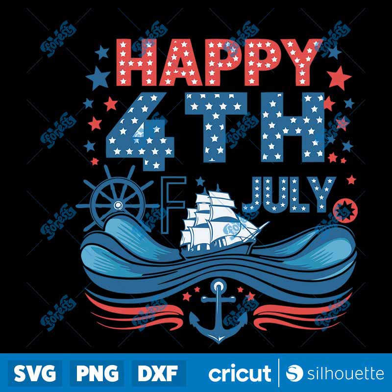 Cruise Squad Happy 4th Of July
  Cruise SVG