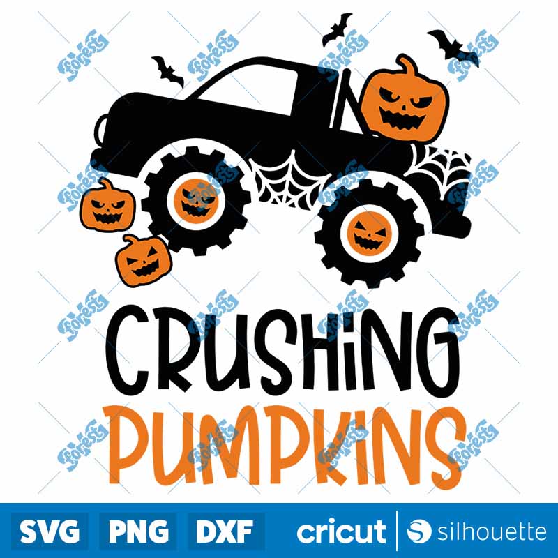 Crushing Pumpkins Truck SVG