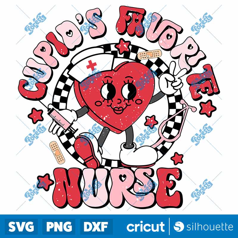 Cupids Favorite Nurse SVG