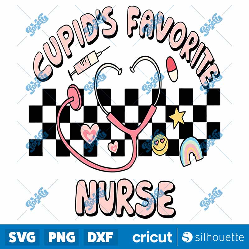 Cupids Favorite Nurse
  Valentines Day SVG